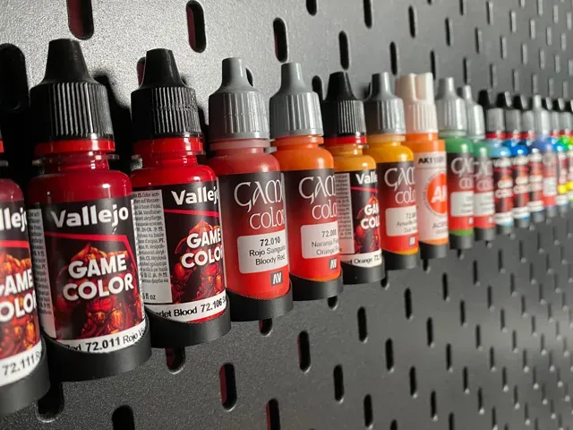 Paint Rack for Dropper Bottles - Skadis Full Rows — Фото 3 из 5