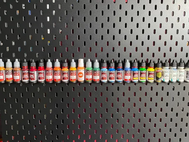 Paint Rack for Dropper Bottles - Skadis Full Rows — Фото 4 из 5