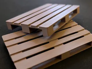 Detailed Euro Pallet - Scale 1:16 & 1:25