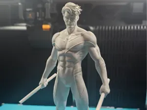 Nightwing – 3D Printable Statue