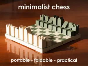 Minimalist Portable Chess Set
