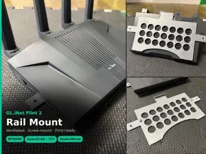 'HotMix' GL-iNET MT6000 / Flint 2 Wall Mount