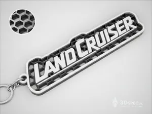 Toyota Land Cruiser honeycomb keychain