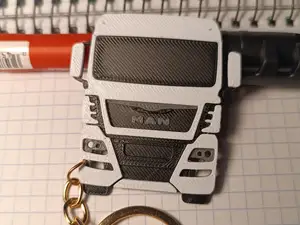 MAN TGX I face lift (2012) keychain