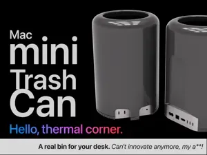 Desktop "Trash Can" for M4 Mac Mini (2013 Mac Pro)
