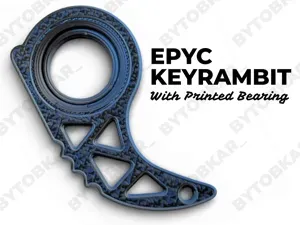 Epyc Keyrambit with printed bearing