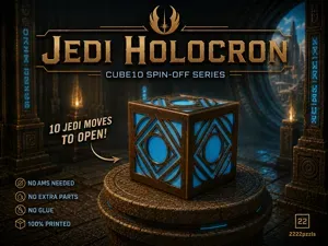 Jedi Holocron | 10 Step Puzzlebox (Cube10)