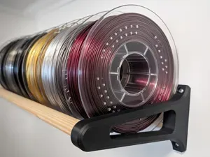 The Ultimate DIY Filament Wall Rack (21 mm rod)