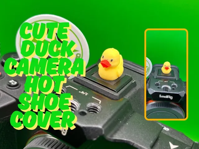 Cute Duck Camera Hot Shoe Cover