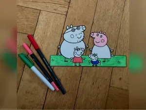 Ausmalbild Peppa Wutz