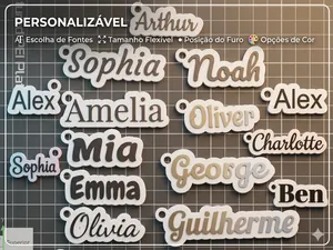 Gerador Definitivo de Chaveiros - Personalizável