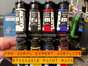 Modular Pro Acryl Expert Acrylics Paint Rack Stand