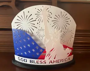 God Bless America LED Display