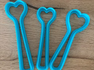 Heart Spoon Cutter Set for Pottery & Ceramics