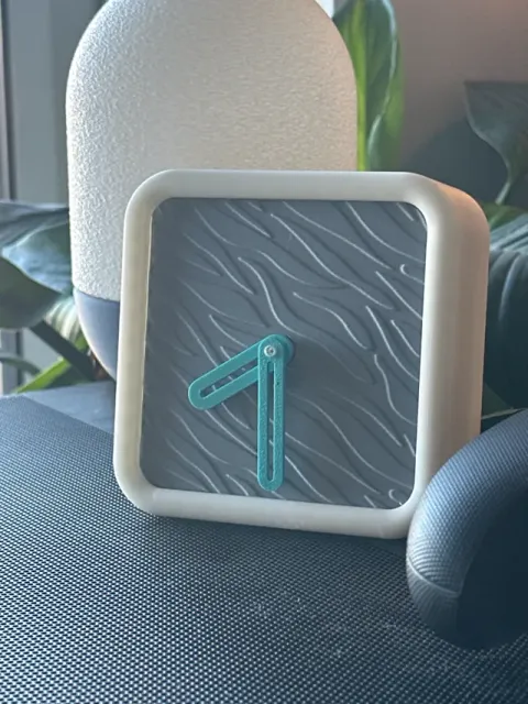 Small Desktop Clock. Zebra Pattern. Easy Print — Фото 8 из 8