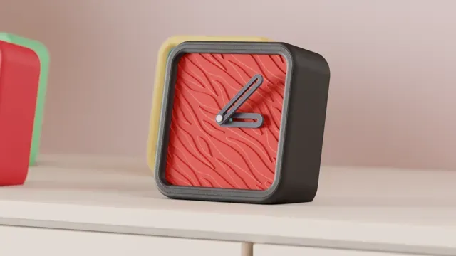 Small Desktop Clock. Zebra Pattern. Easy Print — Фото 7 из 8