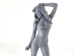 Lady in bikini standing pose