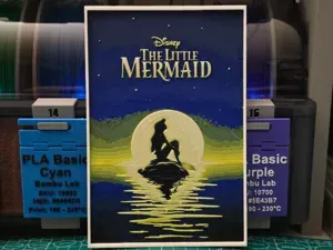 The Little Mermaid Movie Poster - Hueforge Art