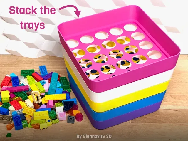 Brick Sorting Tray - stackable compact organizer — Фото 9 из 9