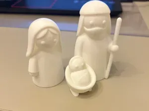 Minimalist Nativity Set - Christmas Crib Scene