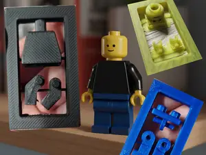 L3go brickman kit card, omino costruzioni