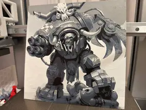 Ghazghkull Thraka WH40K - HueForge Poster
