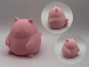 Biggest Fat Cat – chibi round kitty