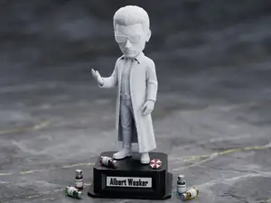 Albert Wesker - figure con piedistallo