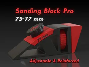 Sanding Block - Adjustable tensioner 77mm