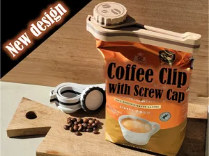 Coffee Clip with Screw Cap