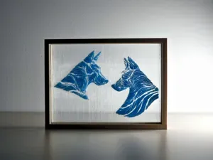 Dogs String Art