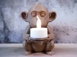 Monkey Candle Holder – A Touch of Charm and Warmth