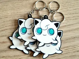 Jigglypuff from Pokemon Keychain