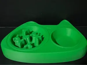 Double-Bowl Pet Feeder