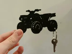 ATV Quad Keychain – Detailed 3D Printable Model