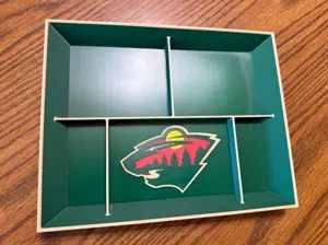 MINNESOTA WILD ~ NHL EDC Dump Tray Organizer