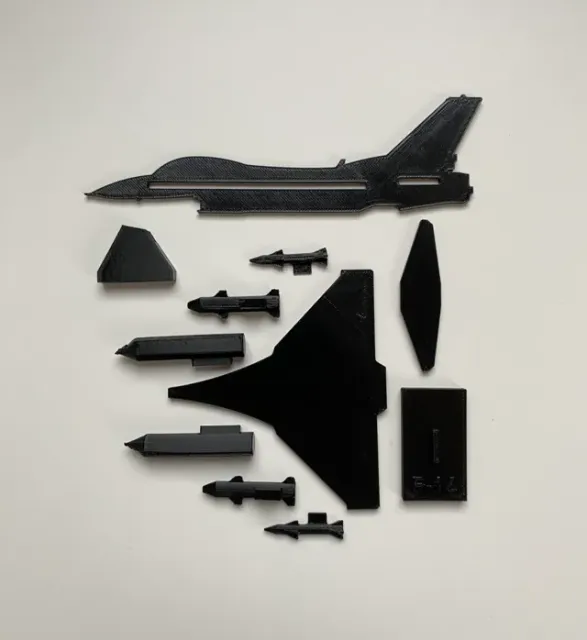 F-16 Fighter Jet - Build Kit — Image 2 of 7