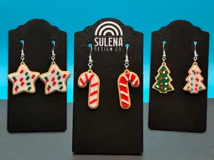 Christmas Sugar Cookie Earrings! 5 Styles