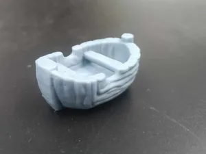 Wooden boat - RPG - Accessories - Terrain - Toy