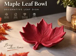 Maple Leaf Bowl – Decorative Leaf Dish