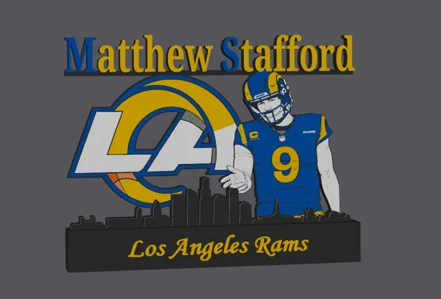 NFL - Los Angeles Rams Matthew Stafford display — Фото 4 из 4