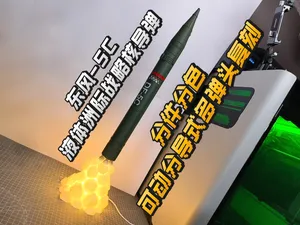“东风-5C”“DF-5C”液体洲际战略核导弹 分件分色 带摆台 可动分导式多弹头复刻