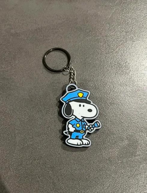 adorable Snoopy Police Keychain — Image 2 of 3