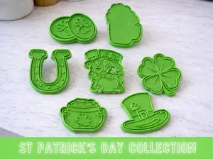 St. Patrick’s Day Cookie Cutter & Stamp Set