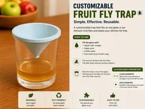 Fly-trap - Fruchtfliegenfalle - parametric