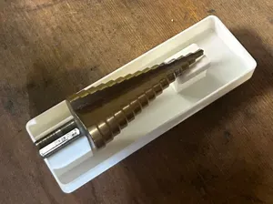 Gridfinity Step Drill Bit Holder