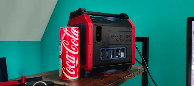Cyberpunk mini ITX case SFX 4-8x 2.5" 140x140mm X2 — Фото 2 из 12