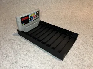 Games stand for SNES Super Nintendo cartridges