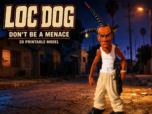 Loc Dog — Don’t Be a Menace Collectible Statue