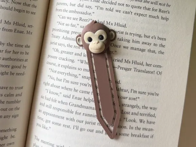 Monkey bookmark